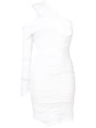 Balmain Bandage Effect Mini Dress - White