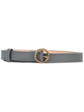 Agnona 'tino' Belt, Women's, Size: 85, Grey, Leather