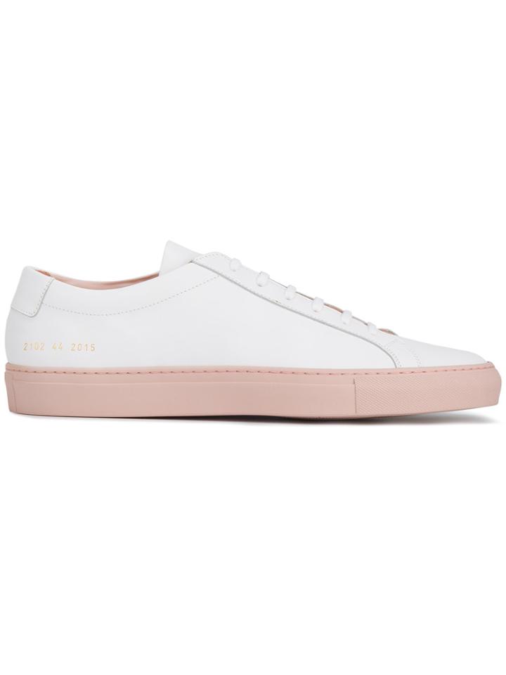 Common Projects White Pink Achilles Sneakers