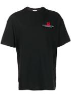 Palm Angels Embroidered Logo T-shirt - Black
