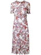 See By Chloé Cloudy Flowers Midi Dress - White