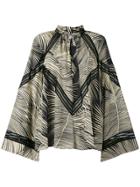 Dondup Oversized Sleeve Blouse - Black