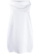 Blanca Ballon-styled Evening Dress - White