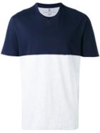 Brunello Cucinelli - Colour Block T-shirt - Men - Cotton - Xl, Blue, Cotton
