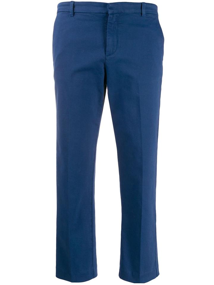 Haikure Cropped Trousers - Blue