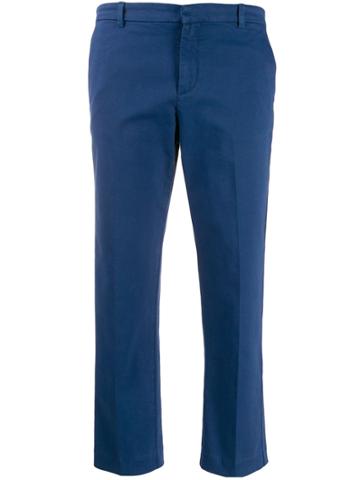 Haikure Cropped Trousers - Blue