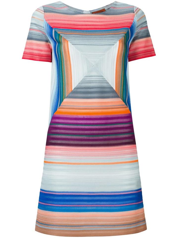 Missoni Optical Effect Knit Dress, Women's, Size: 42, Nylon/rayon