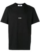 Msgm Anime Print Logo T-shirt - Black