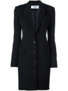 Chalayan Signature Fitted Long Jacket, Women's, Size: 40, Black, Viscose/virgin Wool