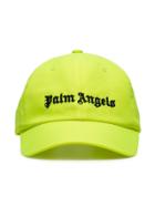Palm Angels Logo Cotton-blend Baseball Cap - Yellow