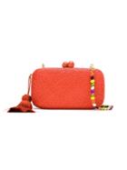 Serpui Karolyn Bun Clutch Bag - Orange
