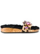 Sophia Webster Lyla Slides - Nude & Neutrals