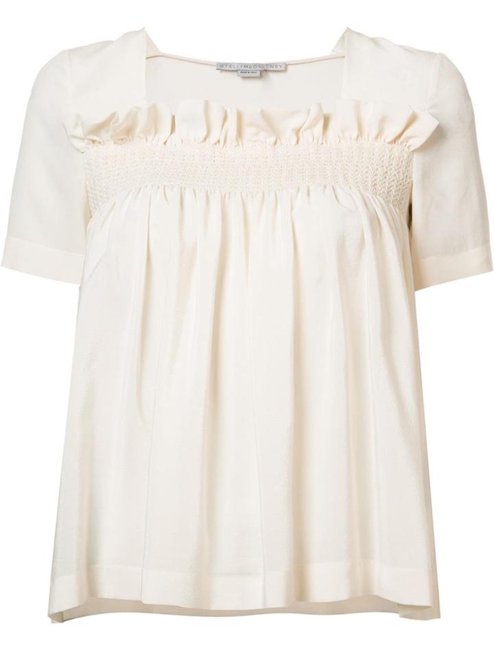 Stella Mccartney Ruffle Detail Blouse - White