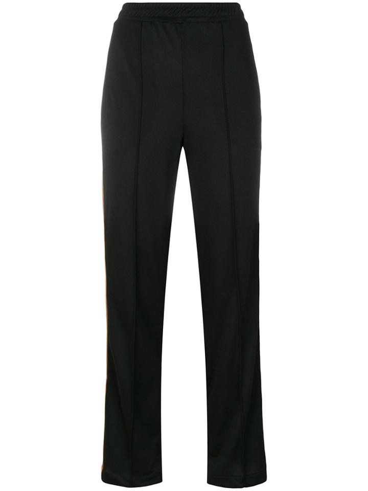 Ganni Side-stripe Trousers - Black