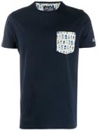 Mc2 Saint Barth Printed Patch Pocket T-shirt - Blue