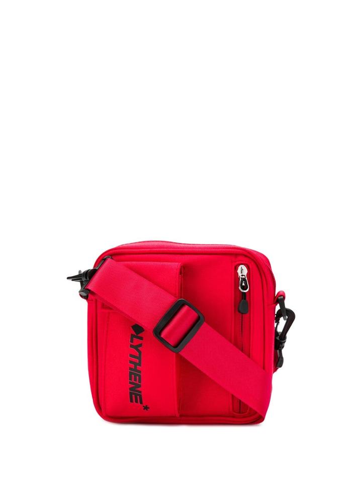 Polythene* Optics Logo Cross Body Bag - Red
