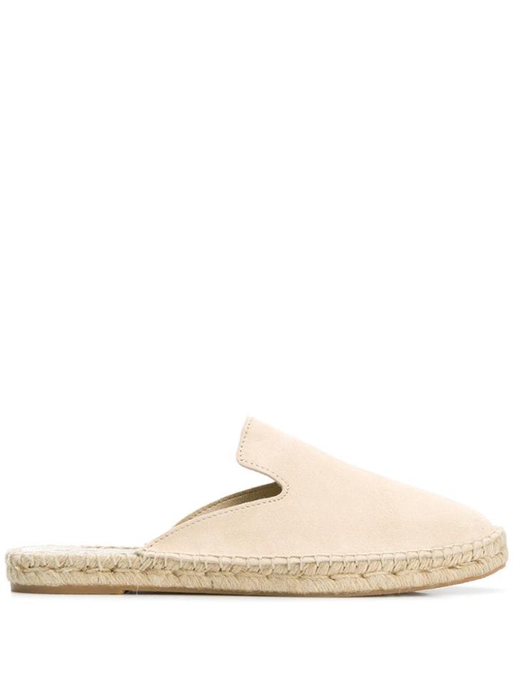 Manebi Hamptons Mule Espadrilles - Neutrals
