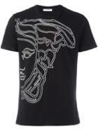 Versace Collection Medusa Head T-shirt, Men's, Size: Medium, Black, Cotton