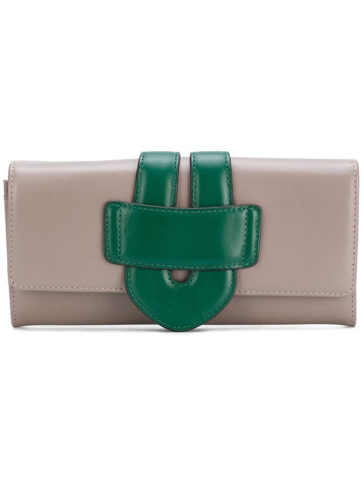 Tila March Zelig Continental Wallet - Grey