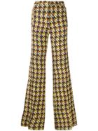 Rochas 'sixties' Printed Trousers - Brown