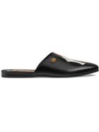 Gucci Slipper In Pelle Con Patch Ny Yankees&trade; - Black