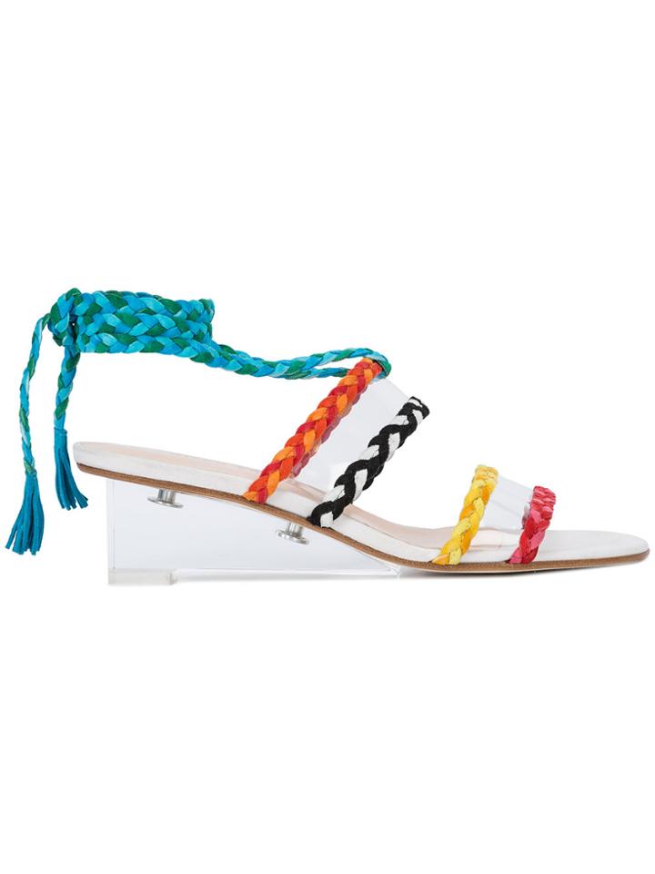 Ritch Erani Nyfc Braided Wedge Sandals - White