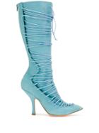 Y/project Lace-up Boots - Blue