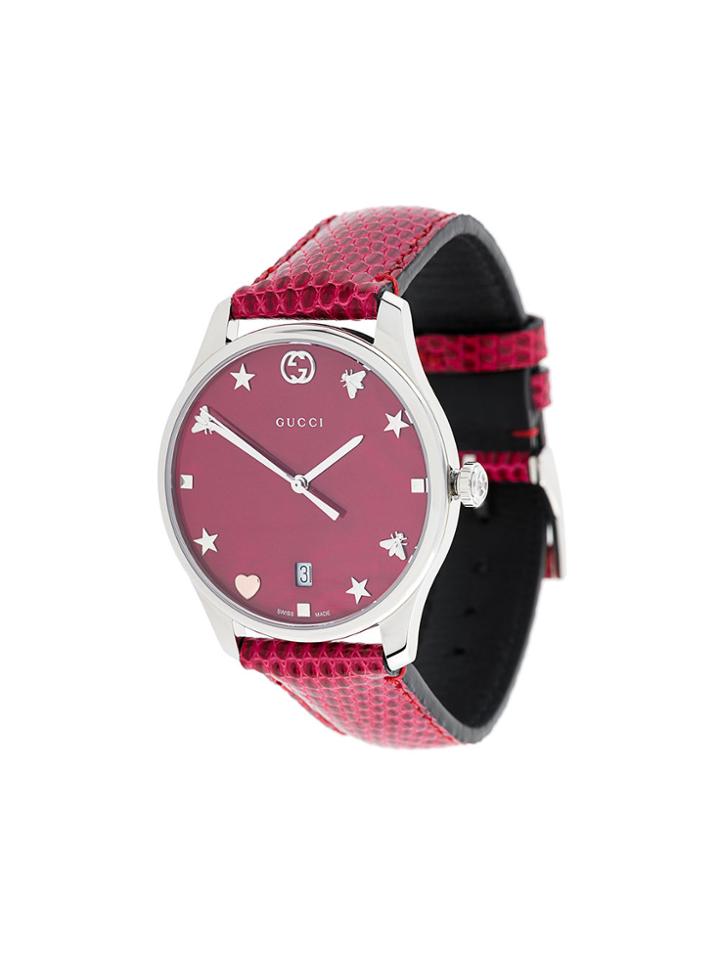 Gucci G-timeless Watch - Pink & Purple