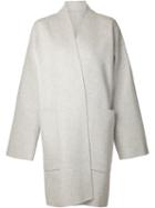 Sofie D'hoore 'columba' Coat, Women's, Size: 38, Grey, Cashmere/wool