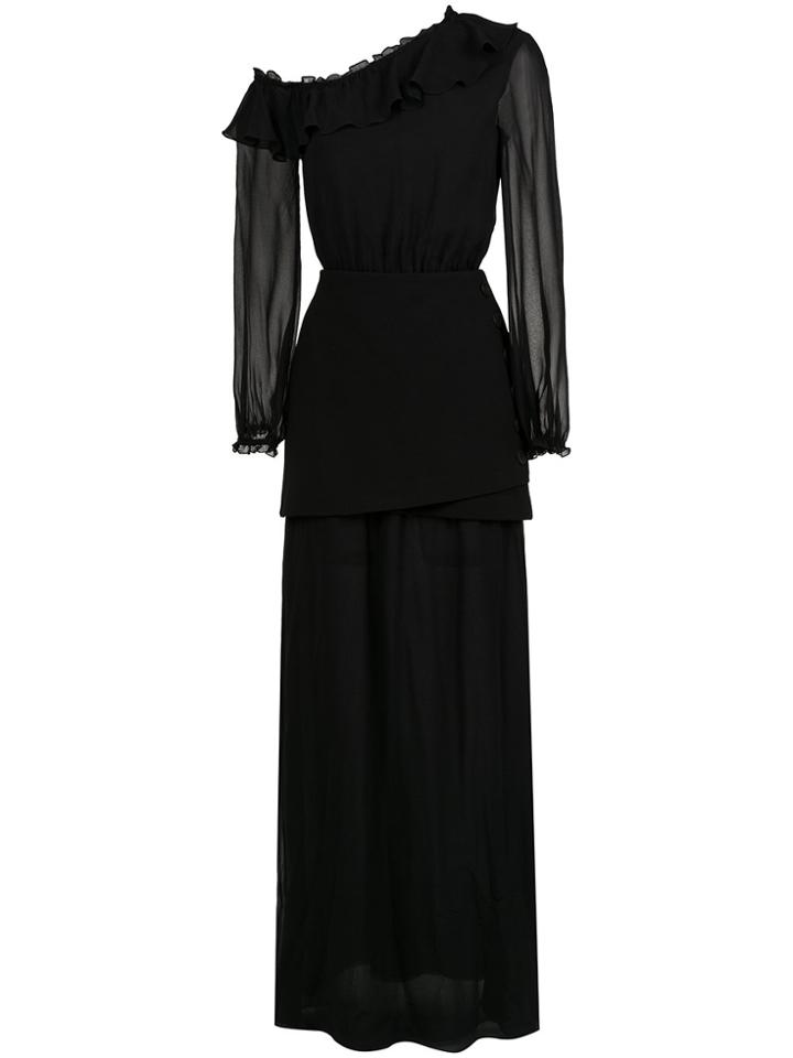 Nk Off The Shoulder Neckline Dress - Black