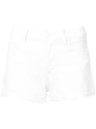 Paige Slim Denim Shorts - White