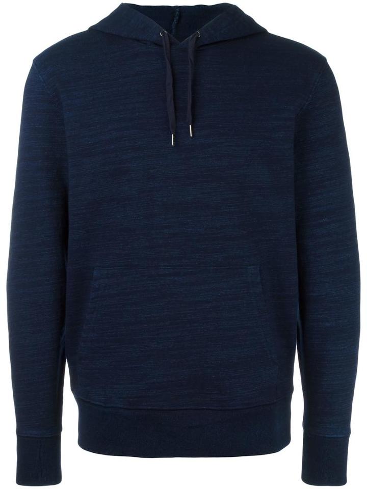 Edwin Drawstring Hoodie, Men's, Size: Large, Blue, Cotton