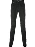 Pierre Balmain Skinny Jeans, Men's, Size: 33, Black, Cotton/polyester