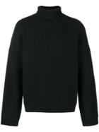 Acne Studios Nalle Boxy Ribbed Sweater - Black