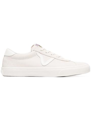 Vans Nude Epoch Sport Lx Leather And Canvas Sneakers - Nude & Neutrals