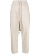 Rick Owens Drkshdw Cropped Track Pants - Nude & Neutrals