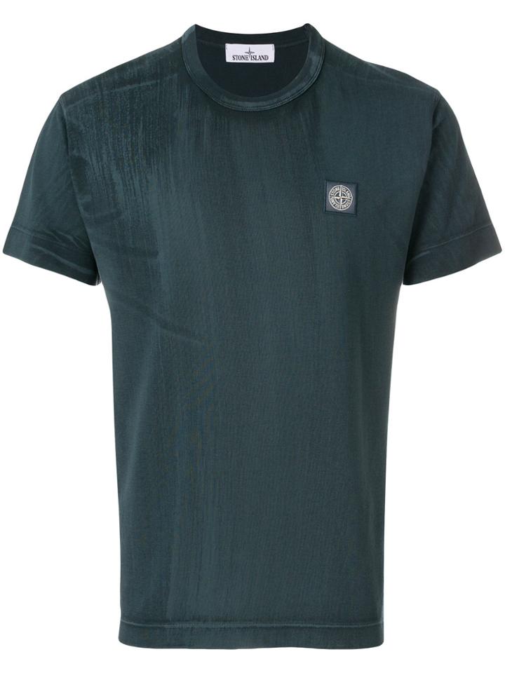 Stone Island Printed Logo T-shirt - Green