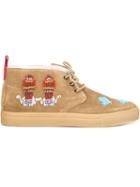 Del Toro Shoes Due Chukka Sneakers, Men's, Size: 13, Nude/neutrals, Leather/rubber
