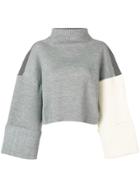 Rejina Pyo Parker Patchwork Sweatshirt - Grey