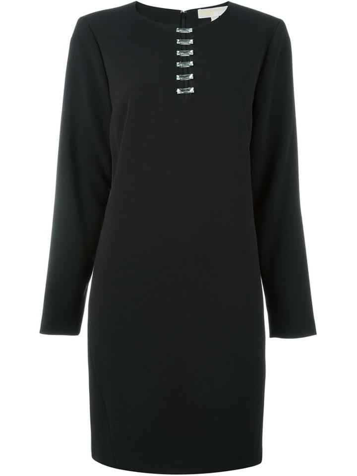 Michael Michael Kors Jewelled Placket Dress