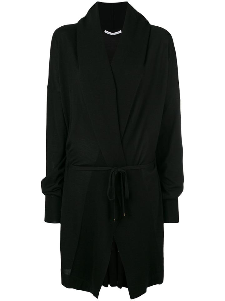 Agnona Belted Cardigan - Black