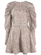 Rotate Number 26 Belted Dress - Brown