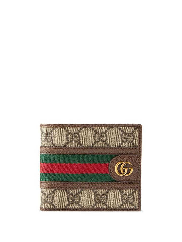 Gucci Ophidia Gg Coin Wallet - Brown