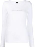 Emporio Armani Logo Stud T-shirt - White