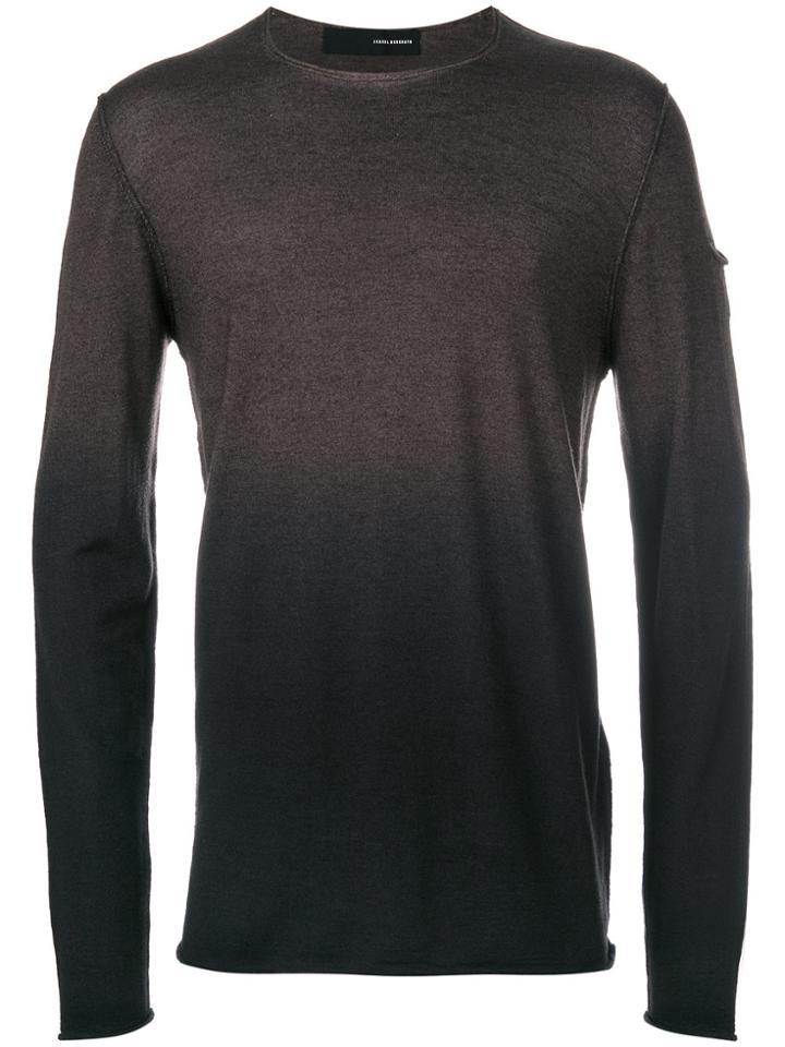 Isabel Benenato Crew Neck Jumper - Brown
