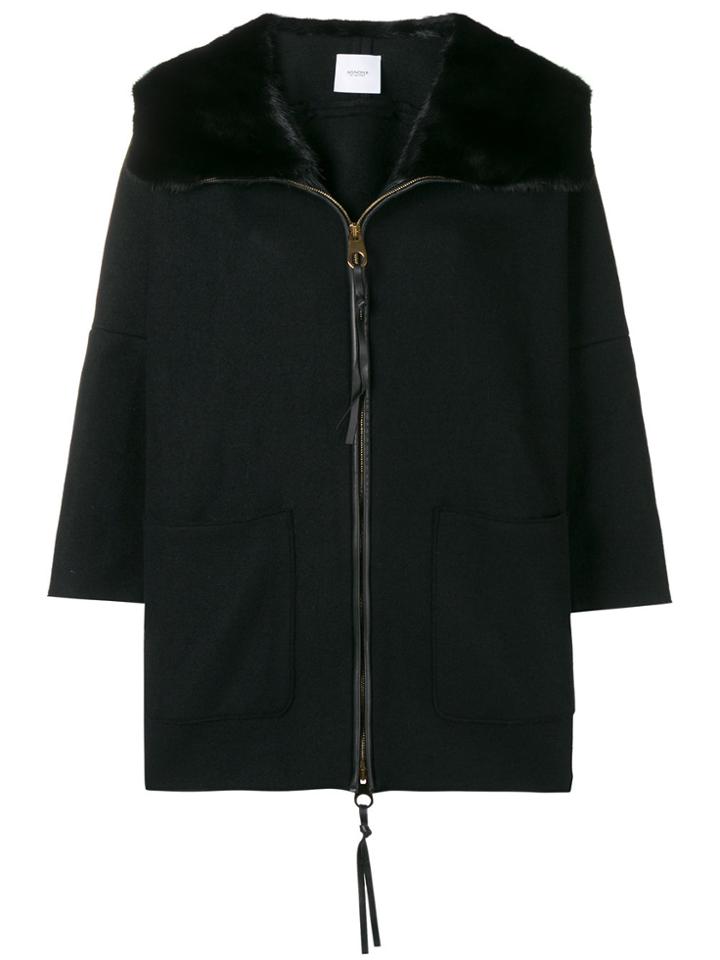 Agnona Loose Fitted Jacket - Black