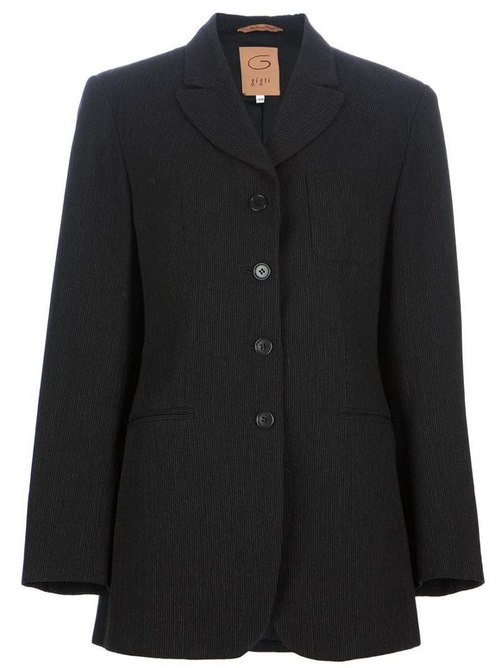 Romeo Gigli Pre-owned Long Sleeved Jacket - Black