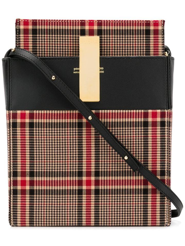 Rokh File Shoulder Bag - Black