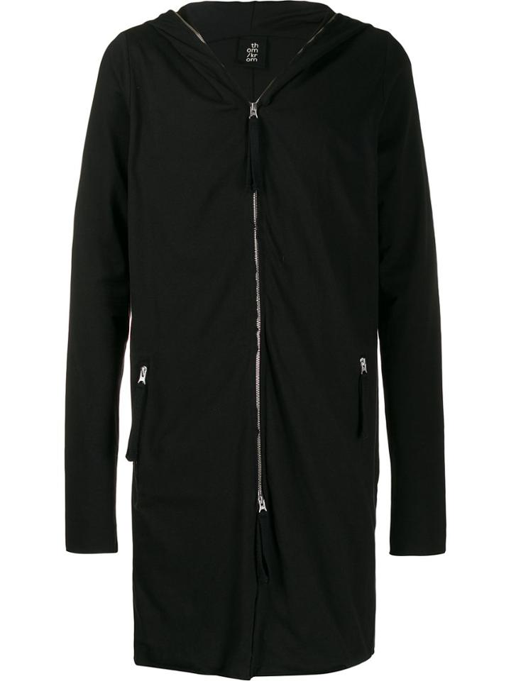 Thom Krom Zipped-up Coat - Black