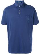 Fay - Logo Embroidered Polo Shirt - Men - Cotton/spandex/elastane - Xl, Blue, Cotton/spandex/elastane
